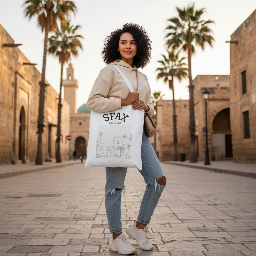 Sfax Tote Bag Tounsi Style