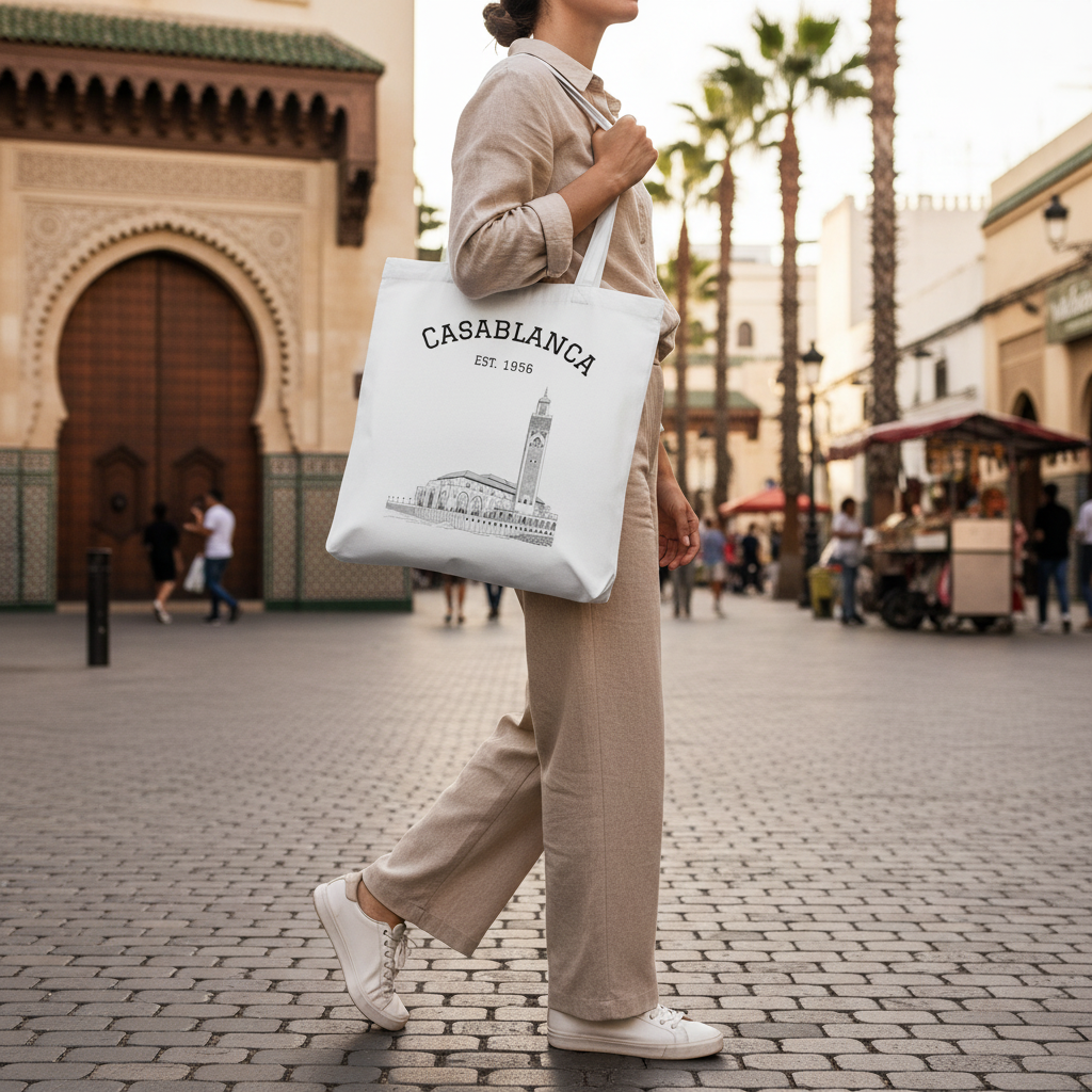 Casablanca Tote Bag Maghrebi Style