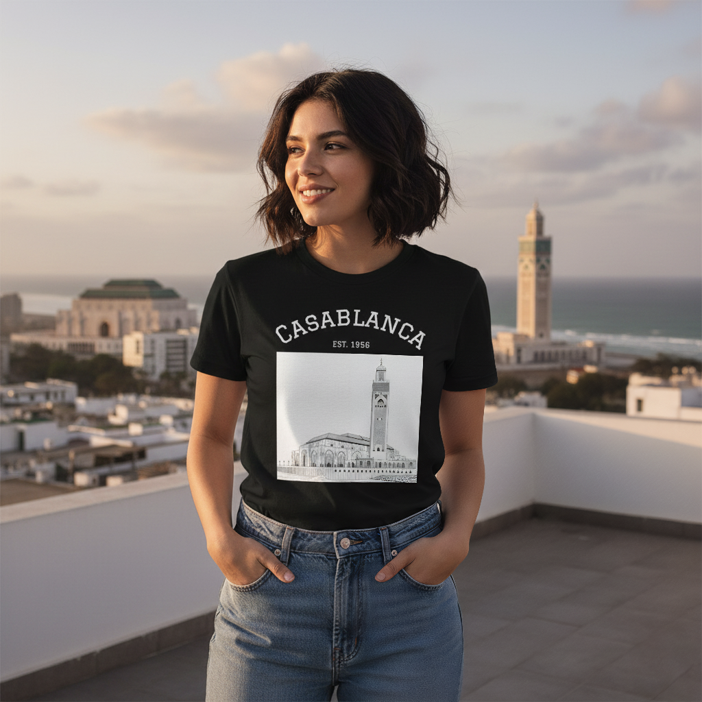 Unisex Casablanca Maghrebi style T-Shirt