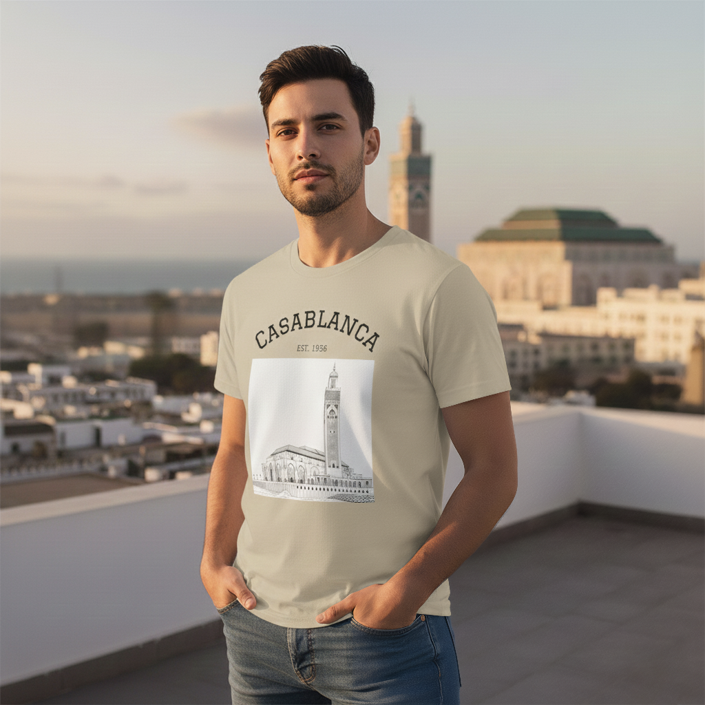 Unisex Casablanca Maghrebi style T-Shirt